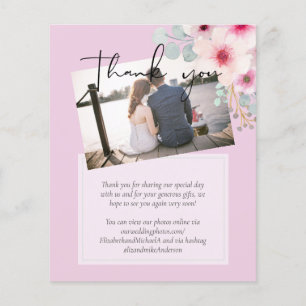 Blush Pink Sage Floral Wedding Script Budget