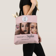 Blush Pink Script Logo Photo Makeup Studio