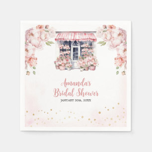 Blush Pink She's Off The Market Bridal Shower Napkin