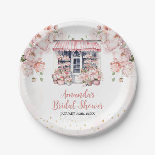 Blush Pink She's Off The Market Bridal Shower Paper Plate