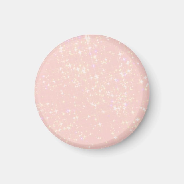 Blush Pink Shimmer - Add Text, Monogram as desired Magnet (Front)