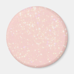 Blush Pink Shimmer - Add Text, Monogram as desired Magnet