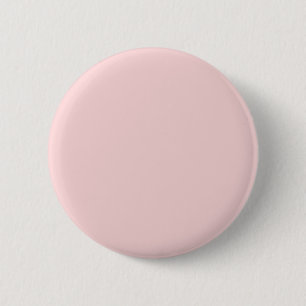 Blush Pink Solid Colour 6 Cm Round Badge