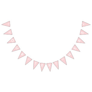 Blush Pink Solid Colour Bunting