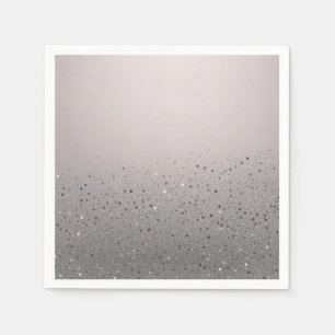 Blush Pink Sparkly Glitter Sweet 16 Birthday Party Napkin