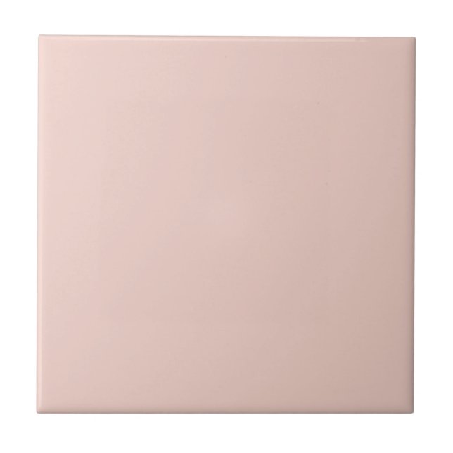 Blush Pink Square Kitchen and Bathroom Tile (Front)