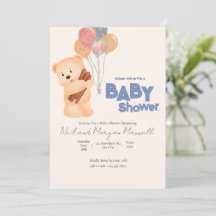 Blush Pink Teddy Bear Baby Balloon Shower