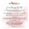 Blush Pink Watercolor Calligraphy Cottage Law Food