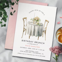 Blush Pink Watercolor | Cute Girly Birthday Brunch