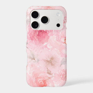 Blush Pink Watercolor Floral Pattern