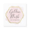 Blush Pink Watercolor & Gold Social Media Network