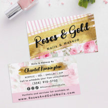 Blush Pink Watercolor Roses & Gold Shabby Chic