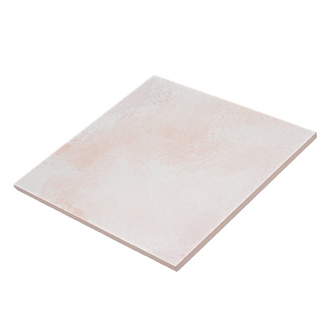 Blush Pink Watercolor Texture Tile (Side)