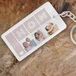 Blush Pink We Love You Mum Photos Key Ring<br><div class="desc">The perfect gift for mum this Mother's Day</div>