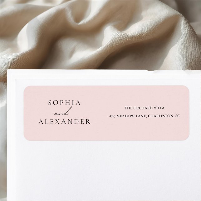 Blush Pink Wedding Minimal Elegant (Creator Uploaded)