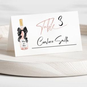 Blush Pop The Champagne Bridal Shower Place Card