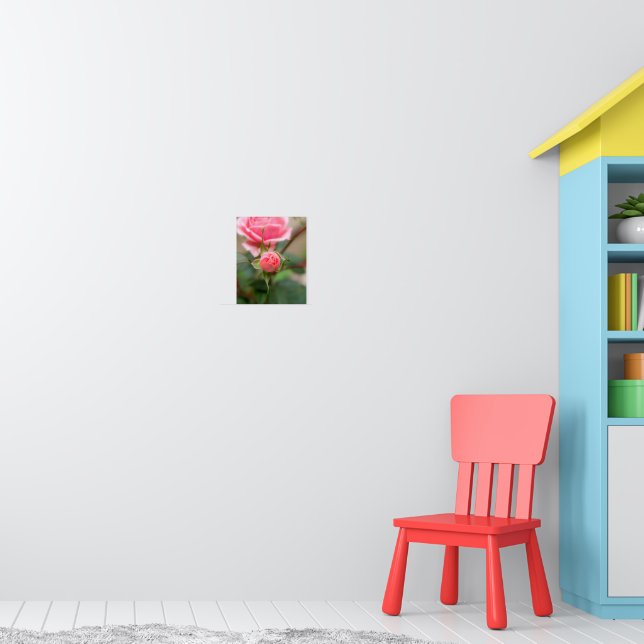 Blush Promise: The Unfolding Rose Poster (Nursery 1)
