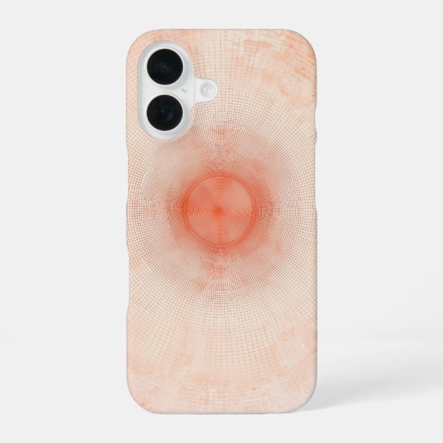 Blush Pulse iPhone 16 Case (Back)