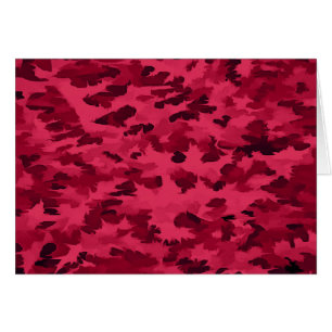 Blush Red Camouflage Pattern