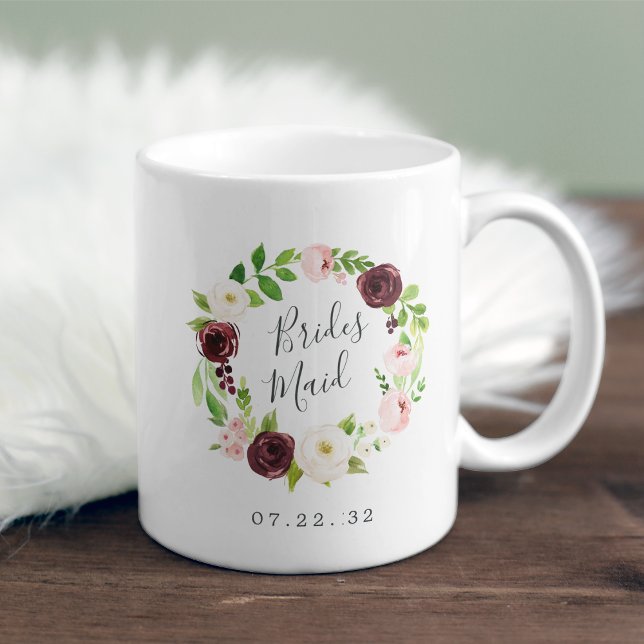 Blush Romance Bridesmaid Coffee Mug (Creator Uploaded)