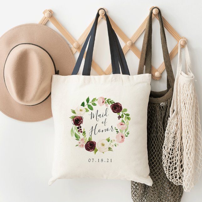 Blush Romance Maid of Honour Tote Bag (Creator Uploaded)