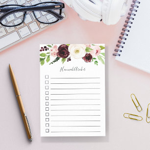 Blush Romance Personalised To-Do List Post-it Notes