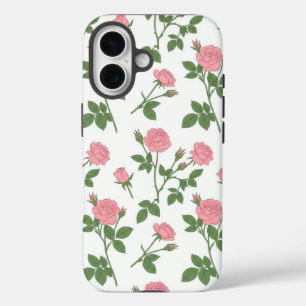 Blush Rose Garden Pink Rose Floral iPhone Case