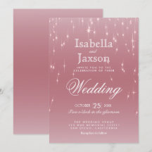 Blush Rose Gold Star Lights