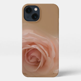 Blush Rose iPhone 13 Slim Fit Case, Glossy Case