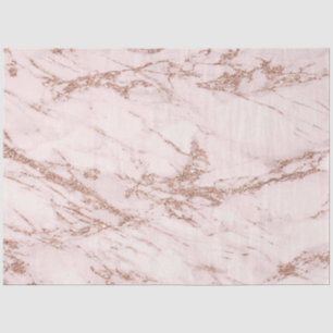 Blush Rose Pink Glitter Marble Modern Tissue Paper