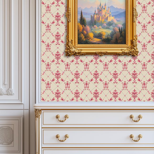 Blush Royal Lattice Princesscore Wallpaper (Blush Royal Lattice Princesscore Wallpaper)