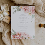 Blush & Sage Green Divine Elegance Wedding Invitation<br><div class="desc">Blush & Sage Green Divine Elegance Wedding Invitation
See matching collection in Niche and Nest Store</div>