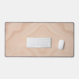 Blush & sand Plug In AI art  Desk Mat