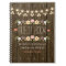 Blush String of Lights Rustic Fall Wedding Guest