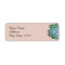 Blush Succulent Wedding Label