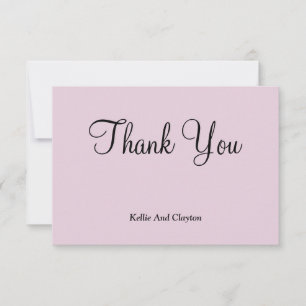 Blush Thank You Cards