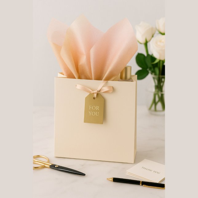 Blush to Gold Ombre Shimmer Luxury Tissue Paper (Creator Uploaded)