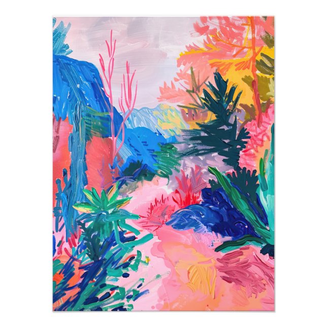 Blush Trail Photo Print (Front)