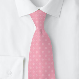 Blush Tribal Motif Tie