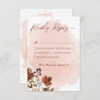Blush Watercolor Autumn Modern