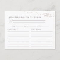 Blush Wedding Rings Bridal Shower Recipe Request
