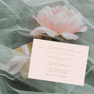 Blush Wedding Rose Gold Foil 