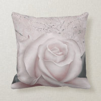 Blush White Rose Glam Modern Marble Shabby Chic