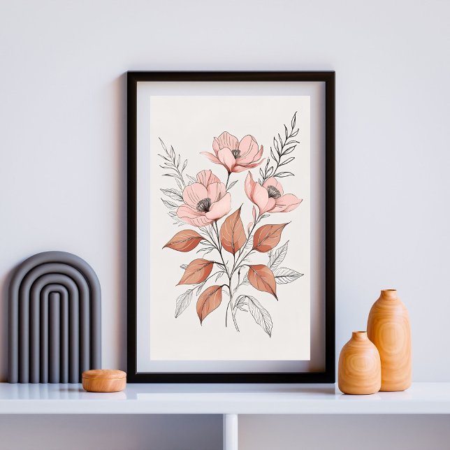 Blush Wildflower Arrangement Poster (Creator Uploaded)