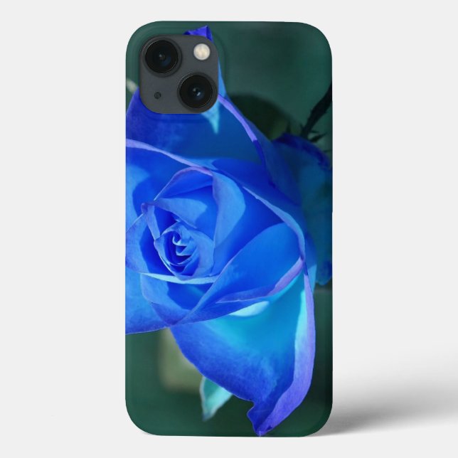 Blushed Blue Rose iPad case (Back)