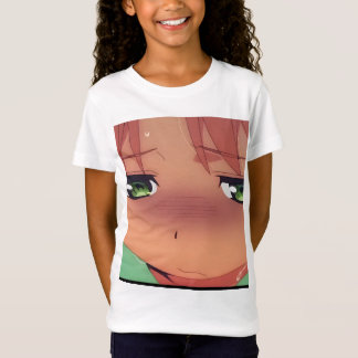 Blushing Anime Close-Up Expression Tee