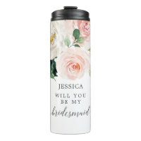 Blushing Blooms Bridesmaid Proposal