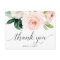 Blushing Blooms Floral Thank You Postcard