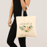 Blushing Blooms Tote Bag<br><div class="desc">Perfect for a bridal shower gift or bachelorette party gift!</div>