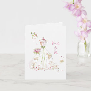Blushing Bride in Bloom Bride to Be Card